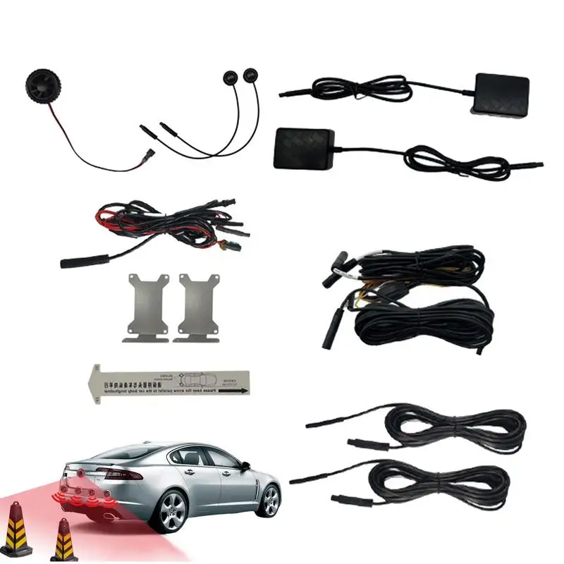 

1Set 24Ghz Millimeter Car Blind Spot Detection BSD Warning Light Monitor System Assist Lane Changing Accessories