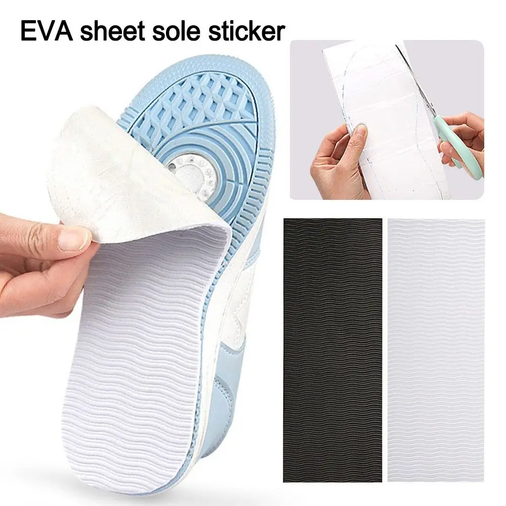 

2Pcs 10*27cm Sole Anti Slip Sticker Wearable Self Adhesive Shoe Bottom Pads Repair Shoe Sole Protectors Shoe Accessories