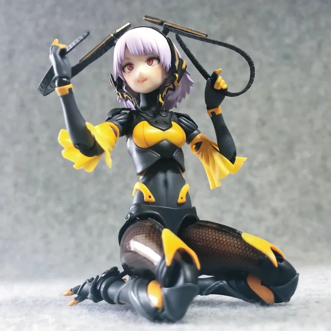 1/12 Snail Shell Wasp Girl Bee-03w Argidae Girl Bee-04r Pvc Machine Girl Action Anime Figure Model Collection Gift Model Toys