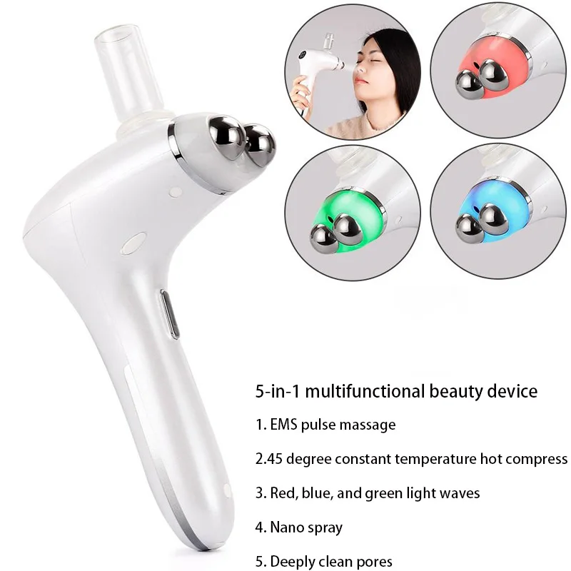 حار بيع EMS الأكسجين حقن الوجه رفع نانو البخاخ تجديد الجلد تشديد آلة تدليك الوجه