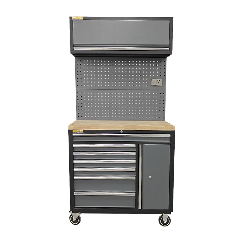 

Single tool combination cabinet Solid wood countertop for heavy workshop Car