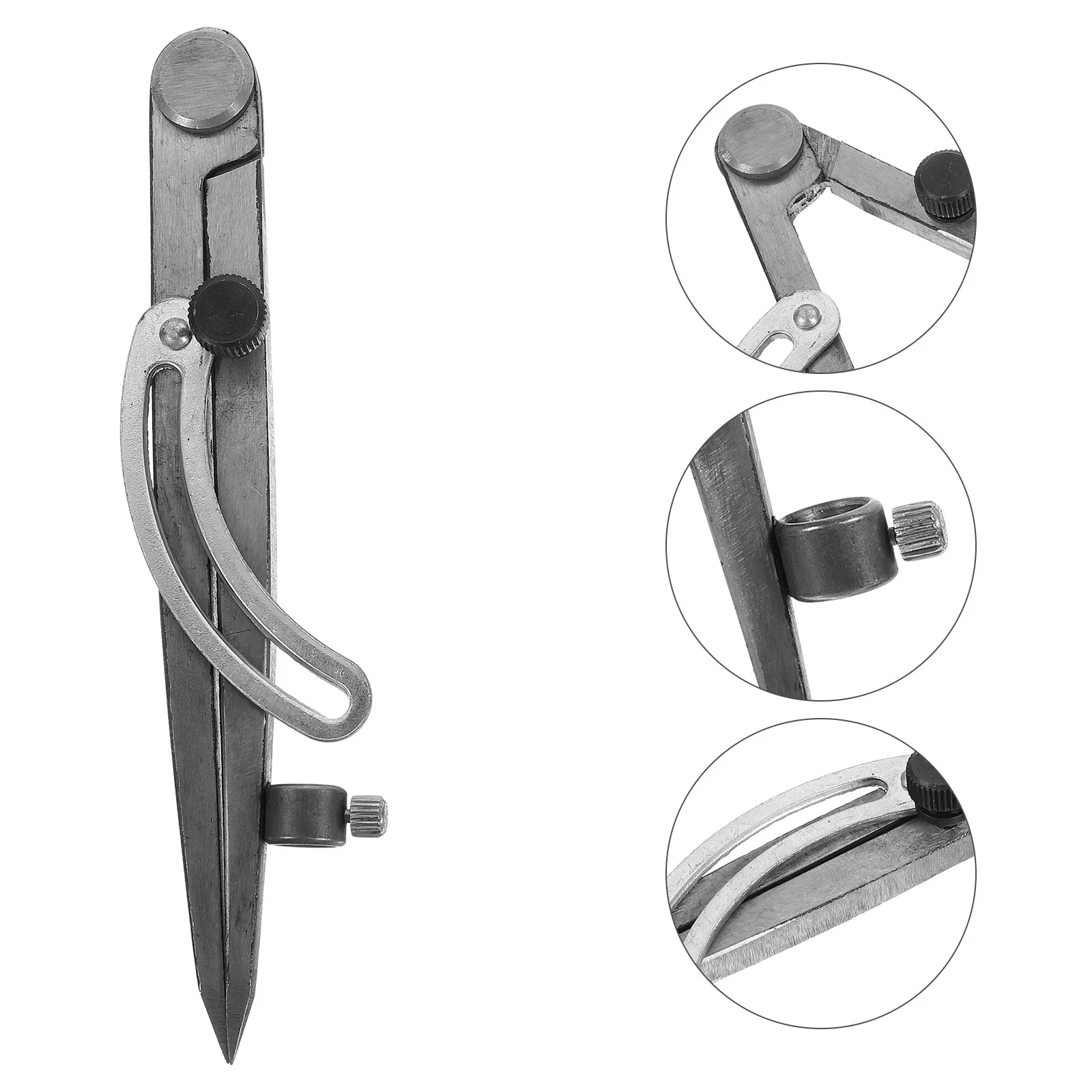 Marking Gauge Sewing Handmade Tools Drawing Compass Metal Scribe Carbon Steel Wear-resistant Geometry Multi-function