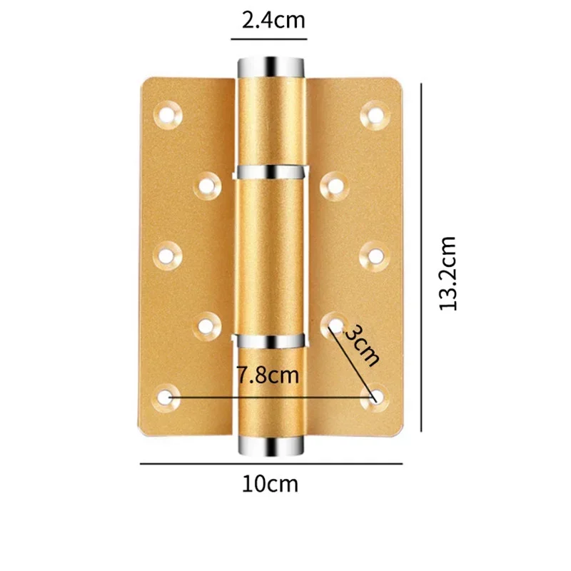 Imagem -04 - Dobradiça de Mola Tamponada Hidráulica Fechos de Porta Escondida de Alumínio do Espaço Fechamento Automático Suporte de Dobradiça Pcs por Conjunto