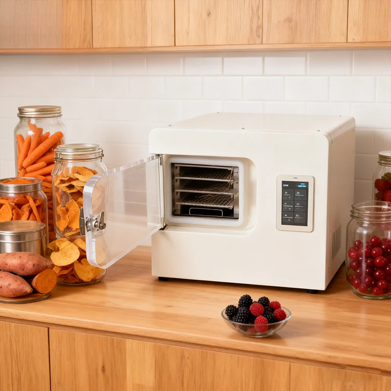 

Commercial Cold Freeze-Drying Machine For Fruits Vegetables, Milk, And Household Use, With Oil-Free Pump, 4 Kilograms