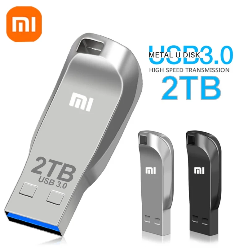 XIAOMI Original USB 3.1 Flash Drive 2TB High-Speed Pen Drive 1TB Metal Waterproof Type-C USB Memory for Computer Storage Devices