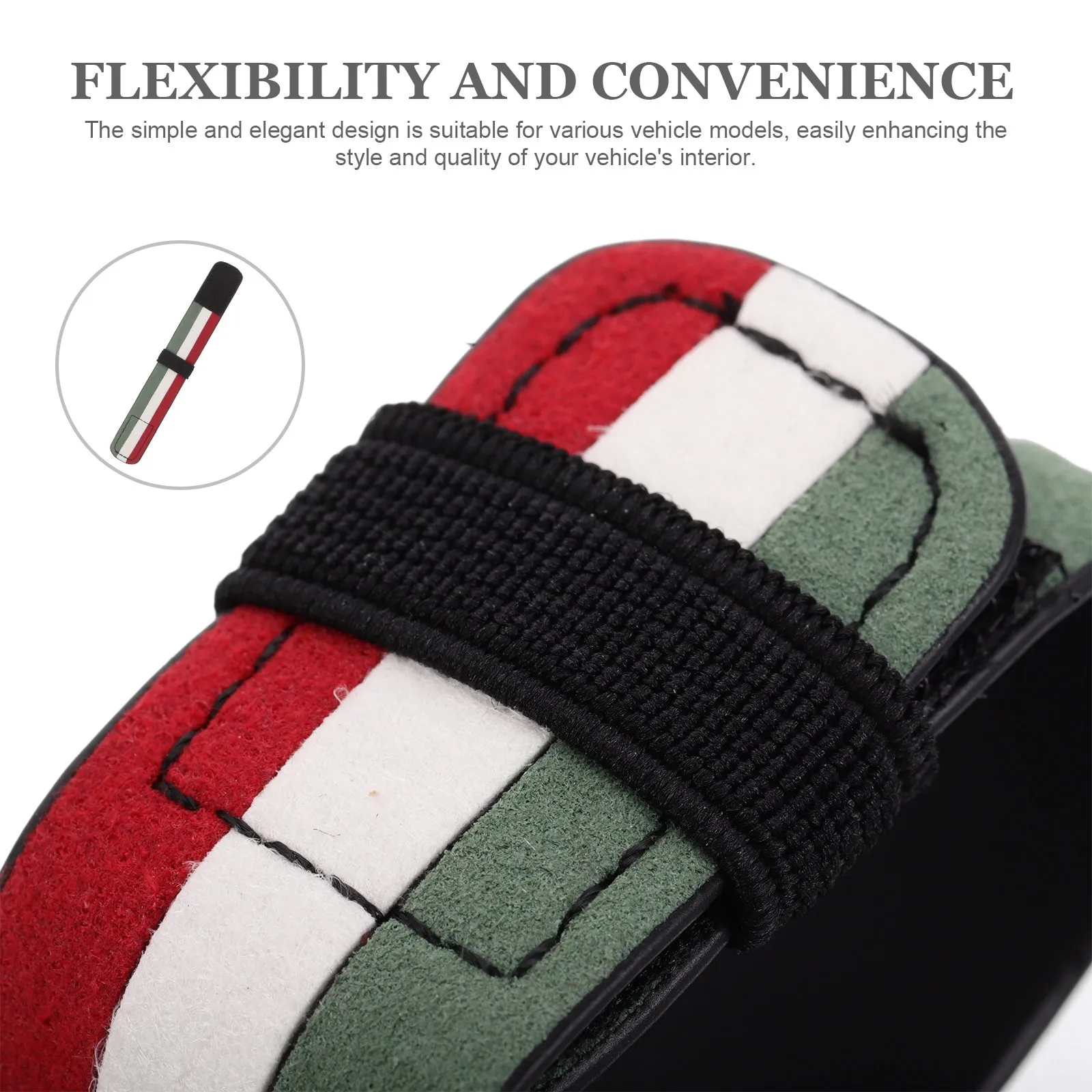 3Pcs Steering Wheel Position Indicator Polyester Decal Quick Installation Driving Aid Alignment Marker Car Interior Stripe Guide