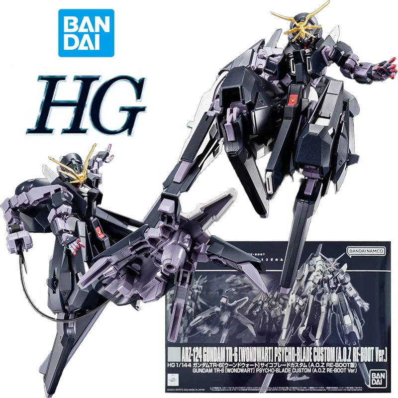 

Bandai PB HG 1/144 Gundam TR-6 Wondwart психоblade Custom A.O.Z RE-BOOT Ver. Фигурка аниме оригинальная, 14 см, Игрушечная модель, подарок