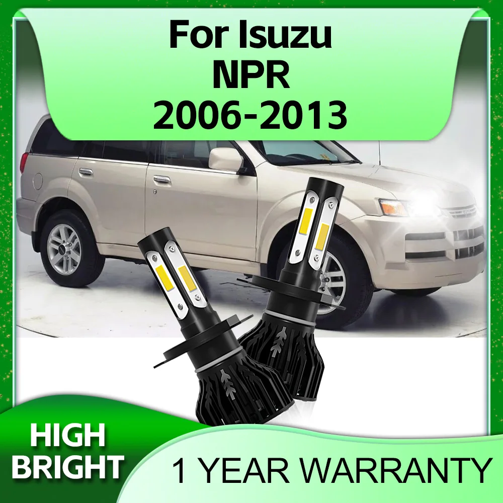 

30000LM H4 Led Bulb High Power Car Headlight 6000K 4Side Chip For Isuzu NPR 2006 2007 2008 2009 2010 2011 2012 2013