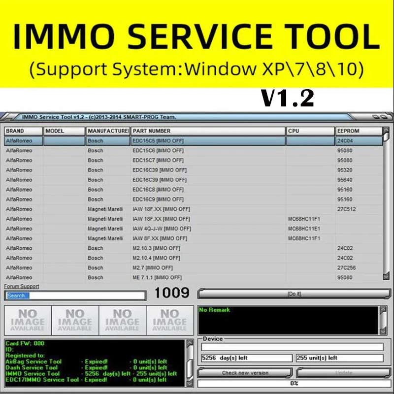 Newest EDC IMMO SERVICE TOOL V1.2 Car Repair Software PIN CODE Immo Off CALCULATOR BSI VDO DASHBOARD 2017 For Audi BMW Fiat