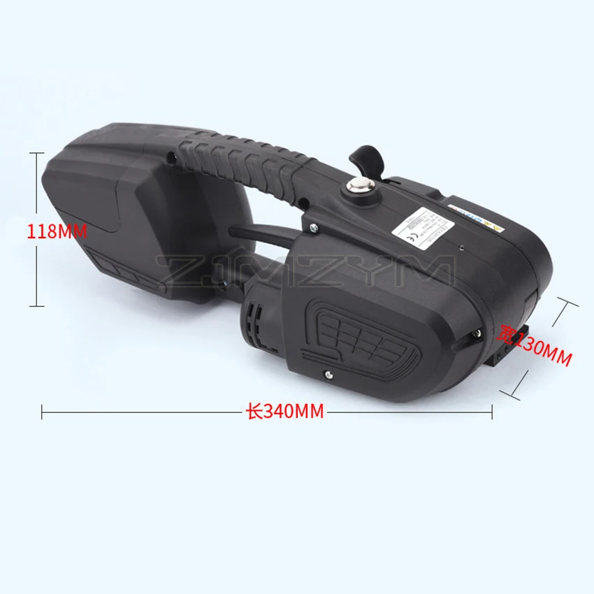 V3 Electric Strapping Machine for 13-16mm PET/PP Strap Portable Automatic Packaging Tool Hot Melting Baler 3200N Rechargeable