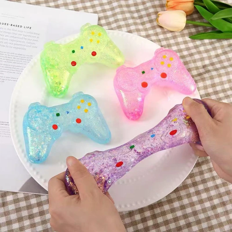 Game Controller Decompression Toy Slow Rebound Soft Rubber Maltose Game Controller Squeezing Toy Hand Exercises Stress Ball