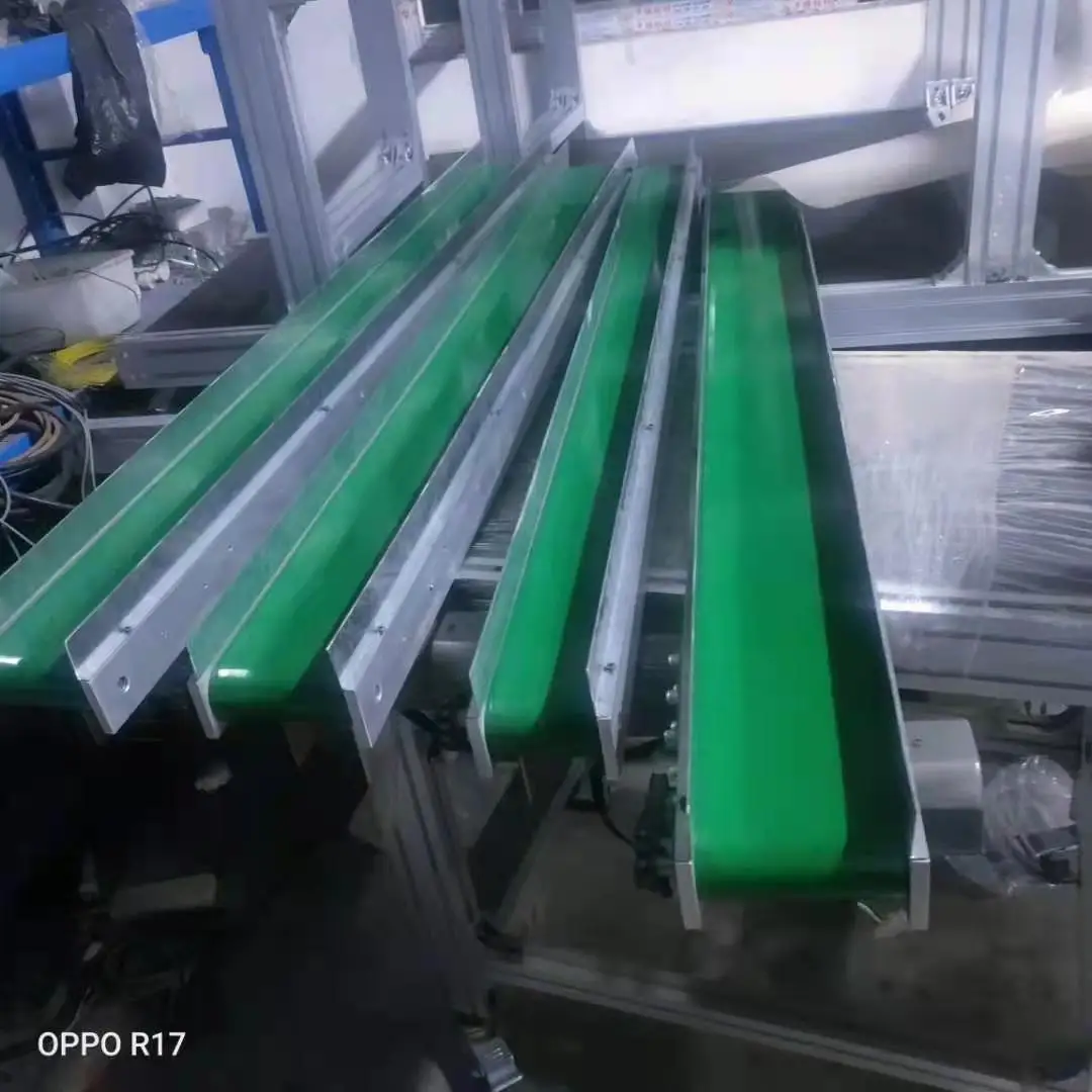 Conveyor Machine with Aluminum Alloy Frame DC Motor Inside Length 1000mm*100mm Linear Speed 100mm/s Automatic Conveyor Roller