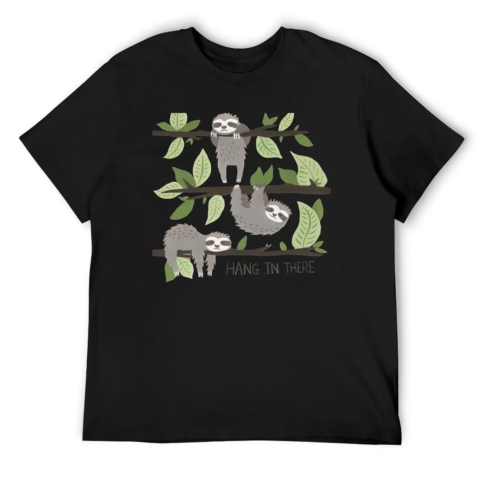 Sloth Nature Design - Hang In There T-Shirt shirts graphic tee vintage sports fans mens graphic t-shirts hip hop