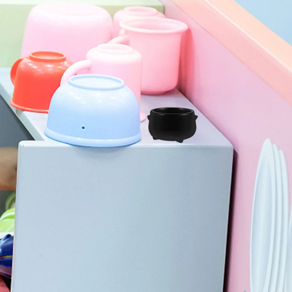 

2Pcs Mini Black Cauldron Halloween Dollhouse Accessory Lightweight Realistic Touch Miniature Landscape Decor Spooky Charm