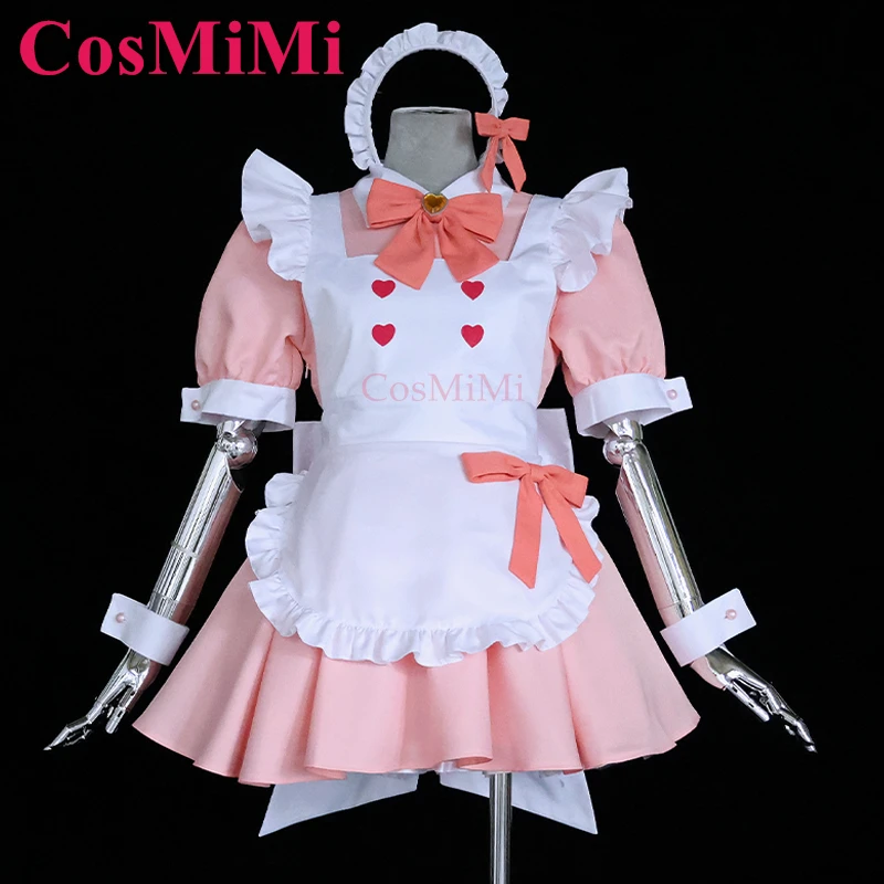 

CosMiMi Game Blue Archive Shimoe Koharu Cosplay Costume Sweet Lovely Maid Dress Uniforms Carnival Party Role Play Clothing XS-XL