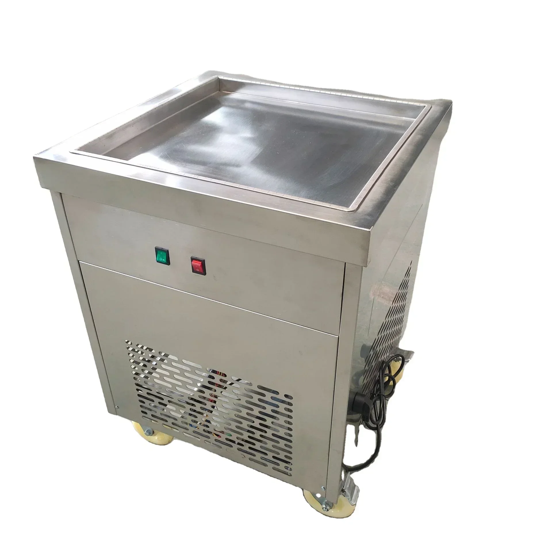 

A Commercial smart roll ice cream machine fried single pan double pan in best price