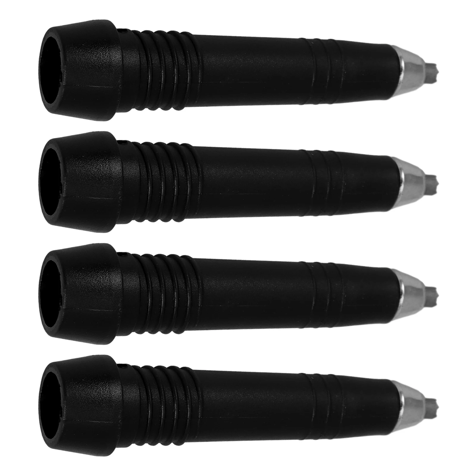 

4pcs Trekking Pole Tips Durable Tungsten Steel Black WearResistant Compatible Accessories Walking Sticks Hiking Poles Skiing