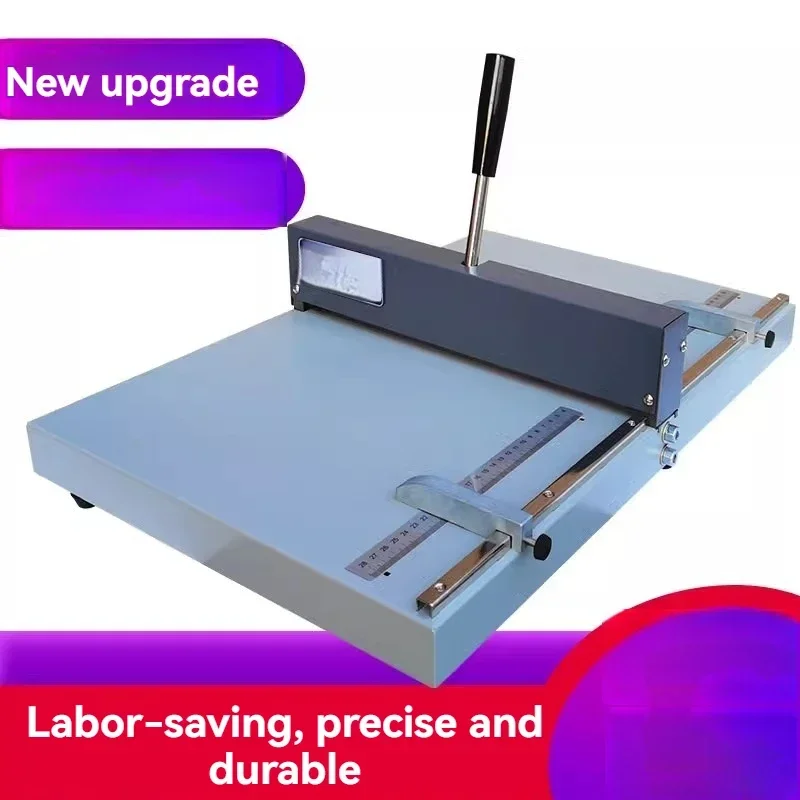 H460 Manual A3/A4 Heavy-Paper Folding and Creasing Machine for Tender Binding Covers: Creasing for Page-Turning and Spine Lines