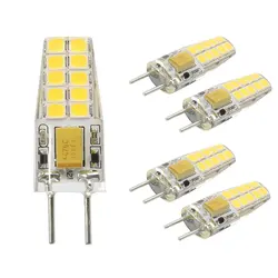 2pcs GY6.35 G4 LED Light Bulb 12V Corn Bulb Droplight Chandelier 2835SMD G6.35 LED Bombillas Cold White/ Warm White Lamp