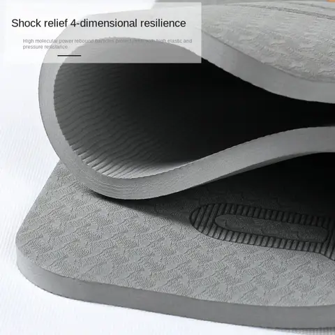 소음 방지 줄넘기 매트 쿠션 TPE 요가 피트니스 매트 위치 라인 땀 방지 스킵 매트 필라테스 운동