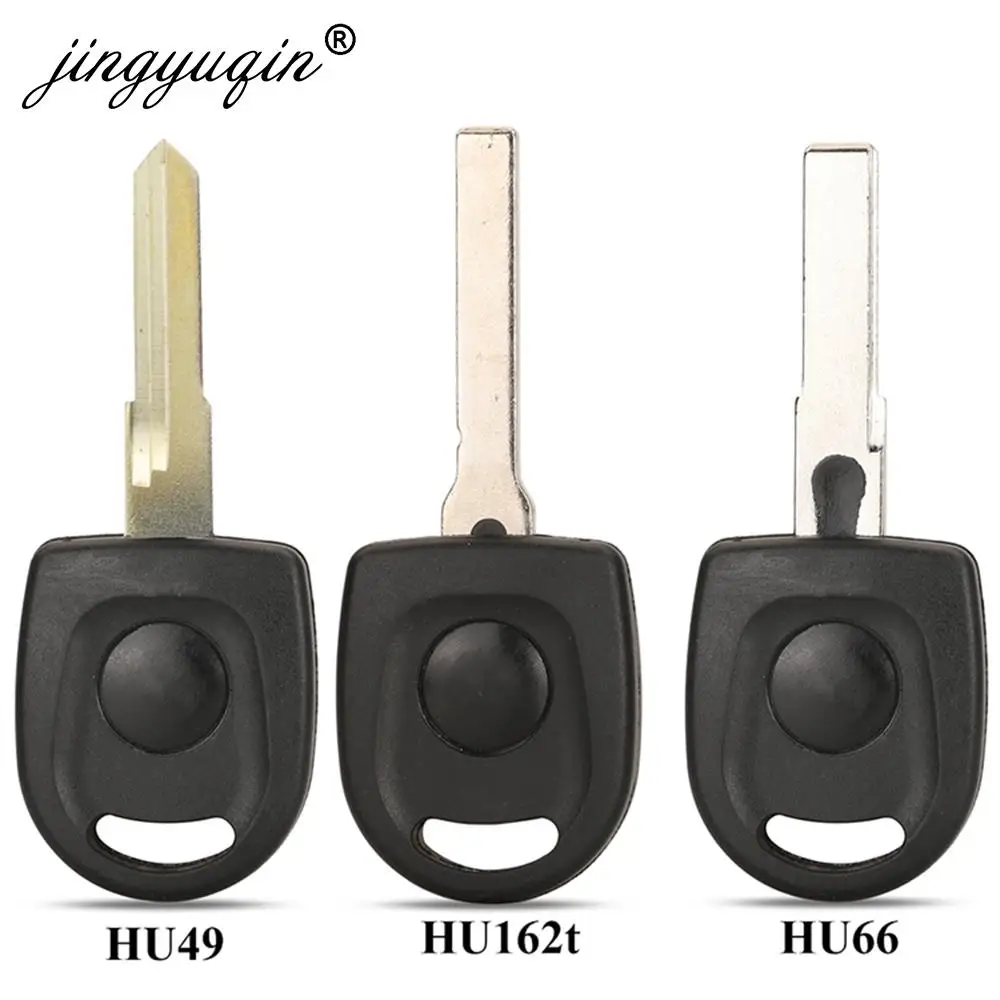 jingyuqin Remote Fob Car Transponder Key ID48 Chip For VW Polo Bora B5 Passat Skoda Seat Caddy Lupo Sharan Transporter Key Shell