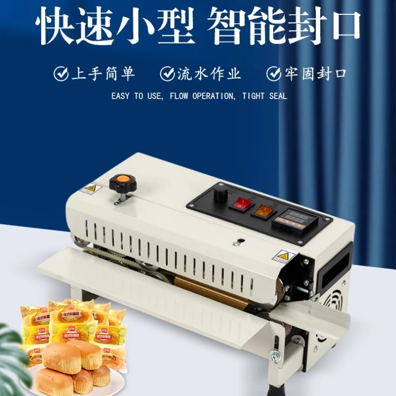 FR-400 Automatic Sealing Machine - Commercial/Home Use for Tea/Mooncake Bags, Prints Date on Foil/Plastic Packaging