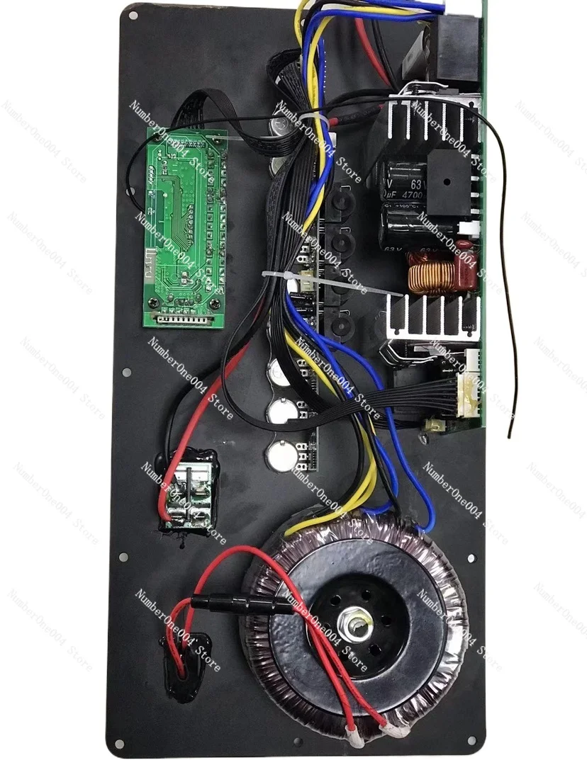 DIY600 Watt High-power Outdoor Tie Rod Speaker Digital Power Amplifier Board, Bluetooth USB 10-18 Inch Bass