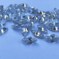 10pcs~10000pcs Marquise Cut CZ Stone AAAAA 1.5*3mm 2*4mm 2.5*5mm 3*6mm White Cubic Zirconia Stone Synthetic Gems For Jewelry DIY