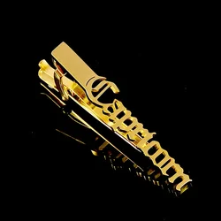 12 Constellation Men Tie Clip Fashion High End Personalized Trendy Stainless Steel Collar Wedding Business Clothing Accessories