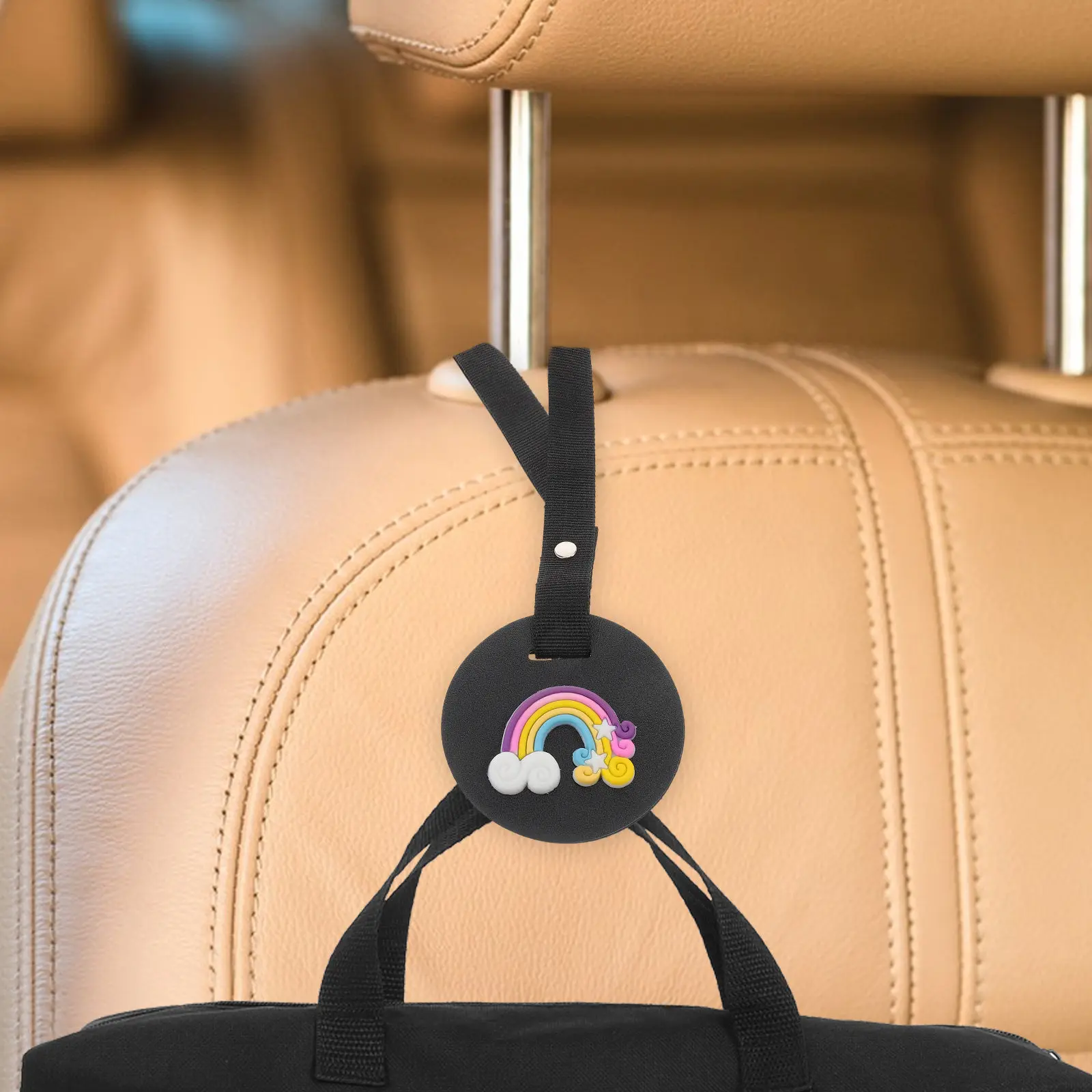 

Car Headrests Hooks Organizer Portable Hanger Holder Universal Storage for Hanging Purses Bags Coats Backseat Organizer