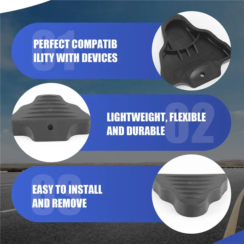 AA90-Road Bike Cleat Covers Bicycle Shoe Clipless Protector Fits Look Road Cleats Cover For Spd-Sl Pedal Systems