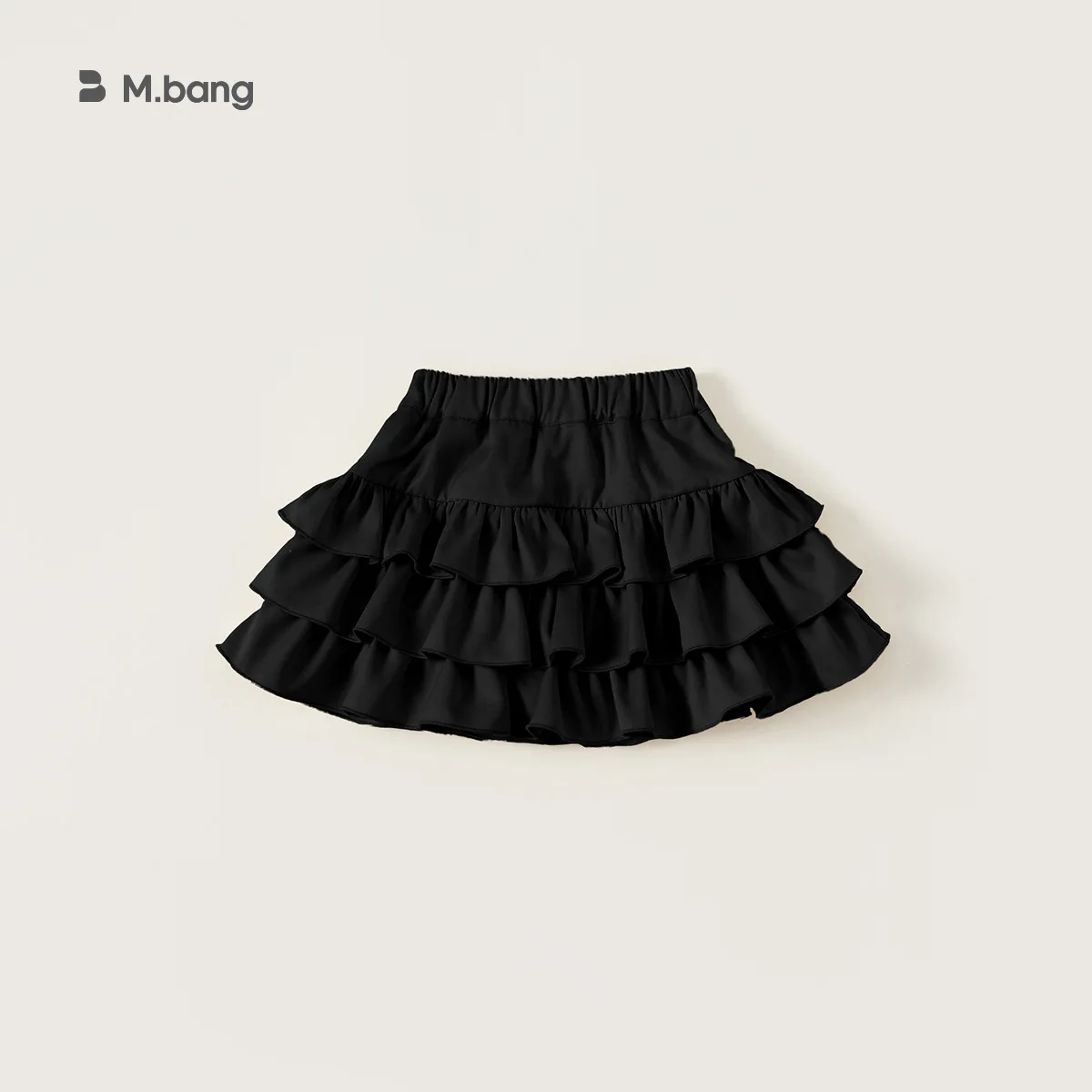 Children Clothing Girl Half Skirt Children Pleated Skirt 2024 Spring New Western-style Cake  Baby Solid Color Short Skirt