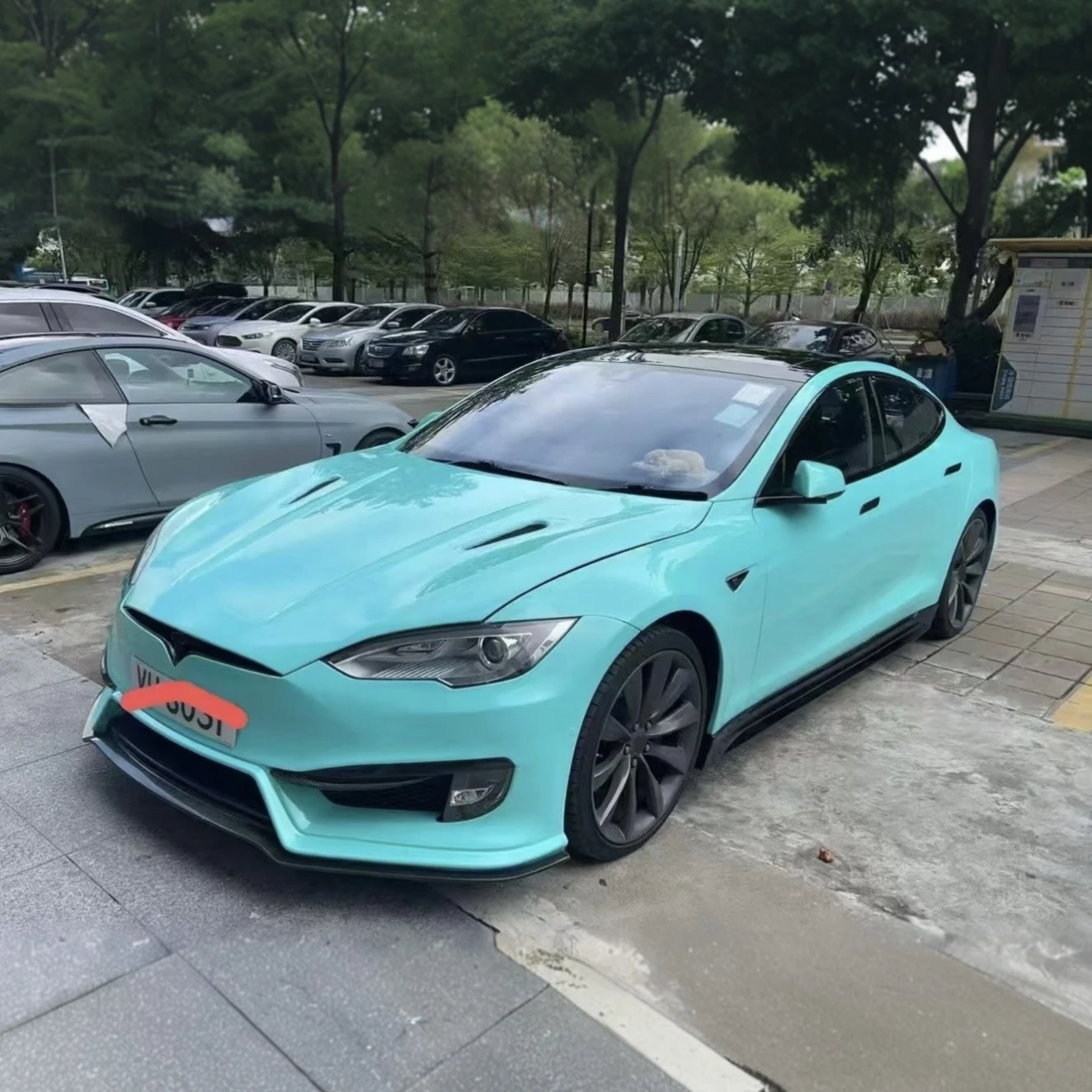Upgrade Pd Style Body Kit Front Bumper Rear Bumper Side Skirt Diffuser Spoiler