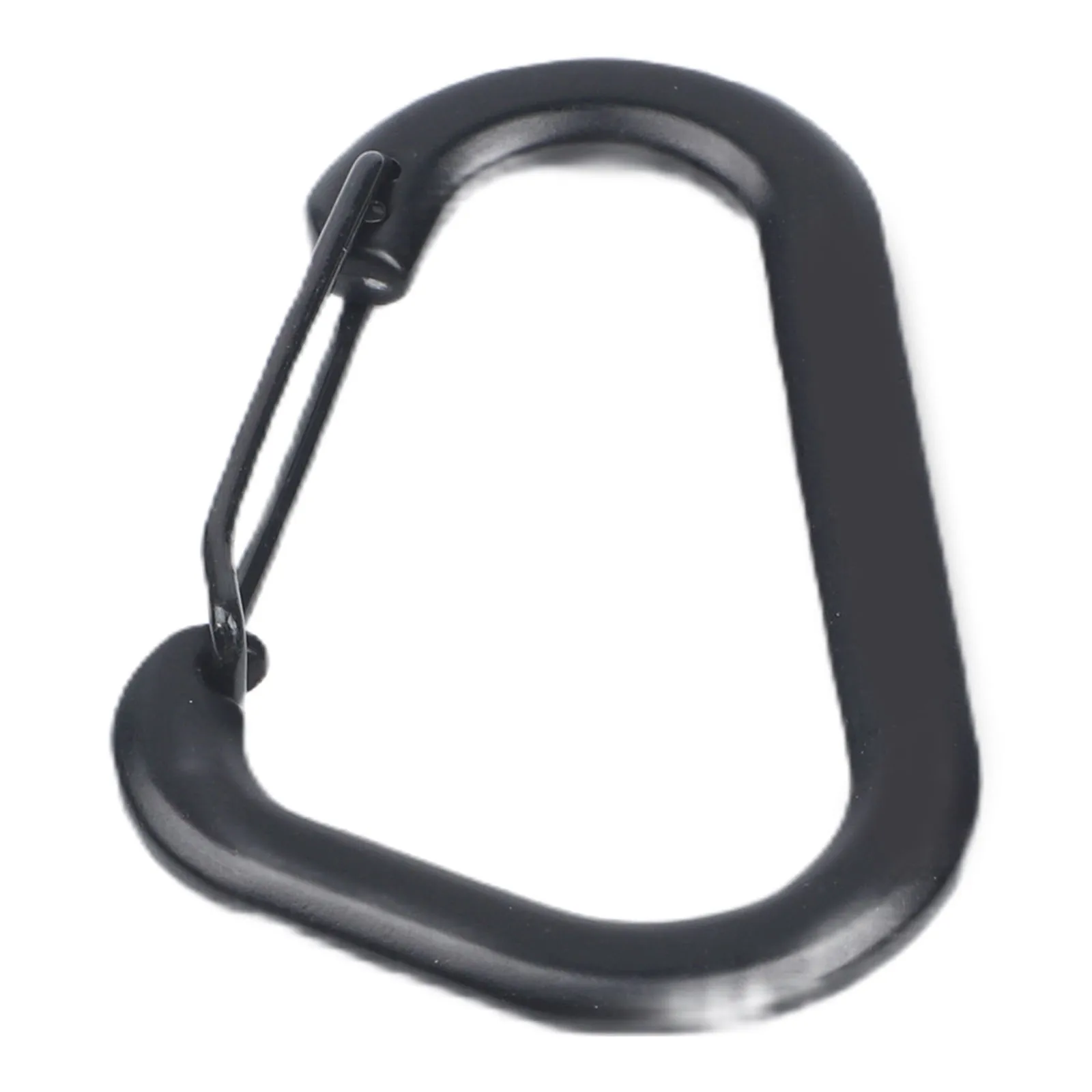 Camping Accessory D-shaped Carabiner Compact Design DIY Projects Hiking Gear Stainless Steel Locking Mechanism