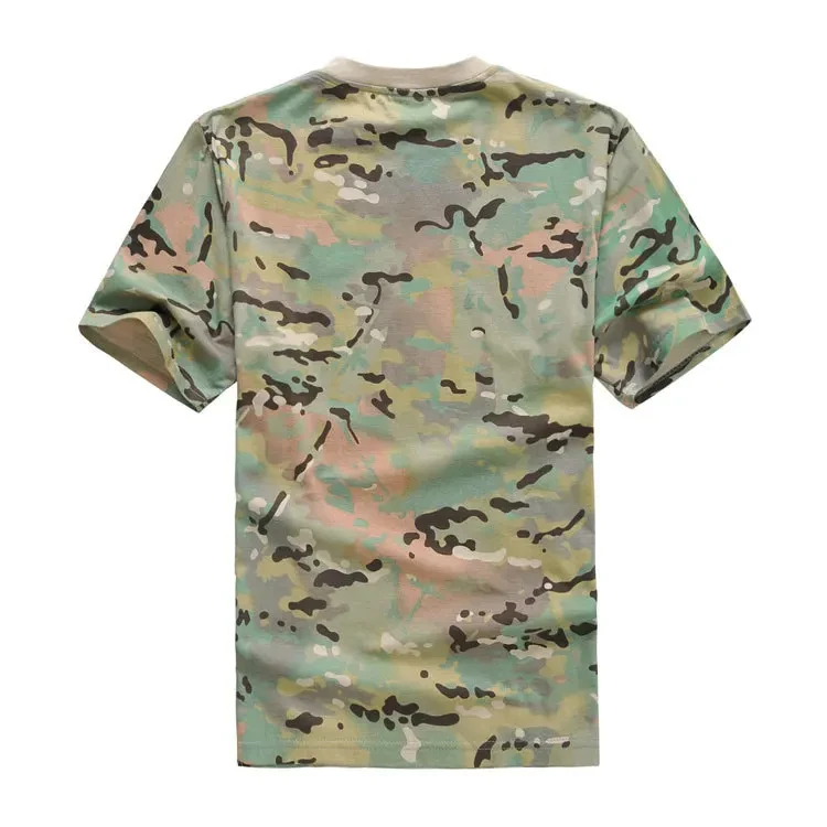 Camisa táctica hombre manga corta camuflaje transpirable - imagen 4