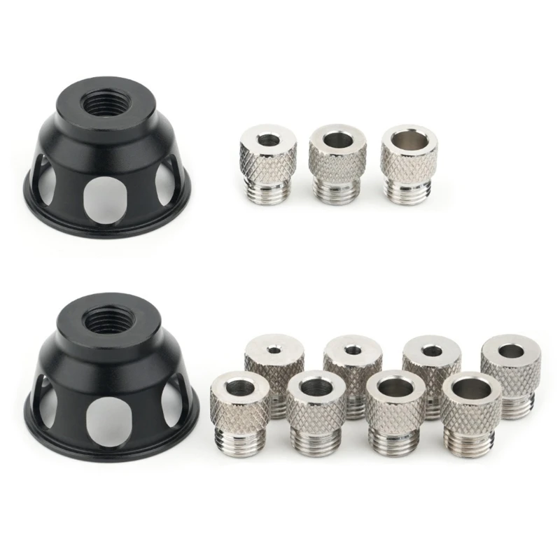 517A Guía perforación vertical posicionador carpintería recta Puncher Locator Jig