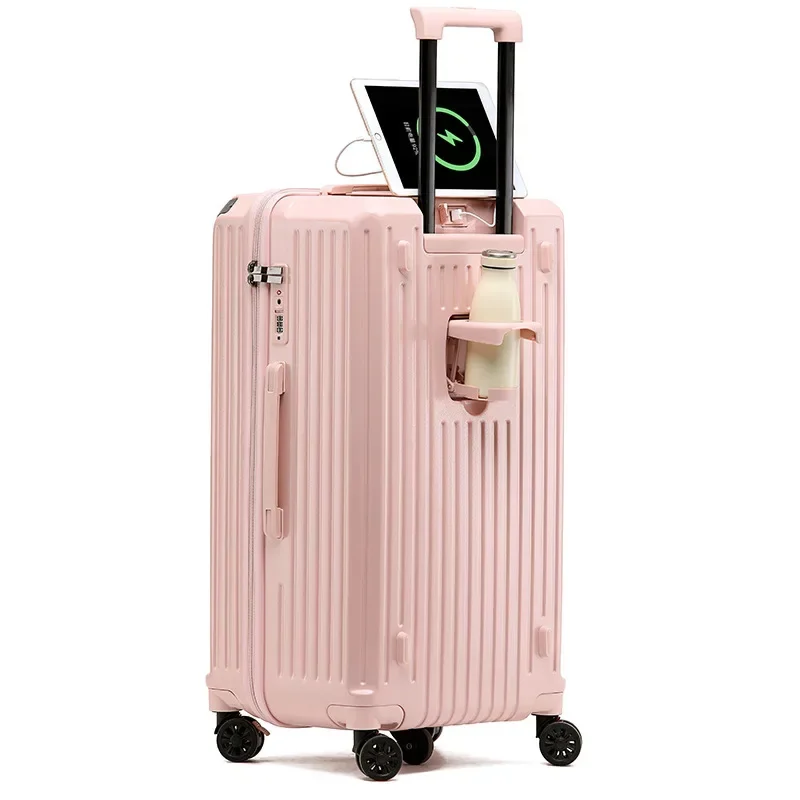 Bagaglio universale valigia Trolley Super leggera e di grande capacità 26 valigia da viaggio con Password freno resistente e durevole da 28 pollici