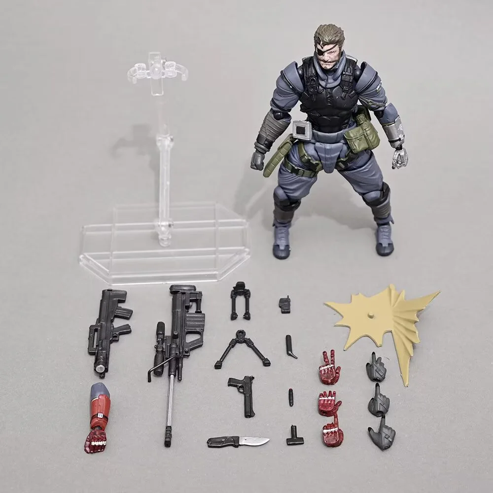 

Snake Metal Gear Action Figure Vulcanlog 004 Soldier Punished Snake Figurine Pvc Model Statue Collection Toy Kids Birthday Gifts