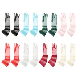 Gants en tulle vintage pour patients, robe de soirée, mitaines, accessoires vestisens, décor de Rh, fête de mariage, 1 paire