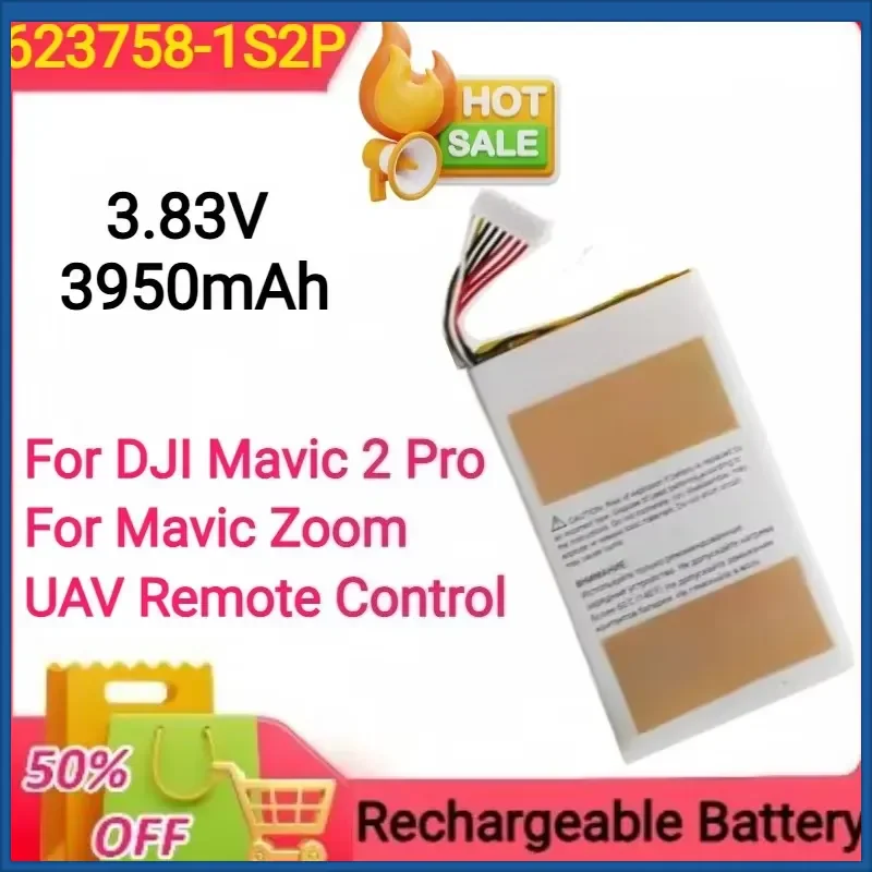 3950mAh 3.83V 623758-1S2P Battery for DJI Mavic 2 Pro For Mavic Zoom UAV Remote Control Rechargeable Battery