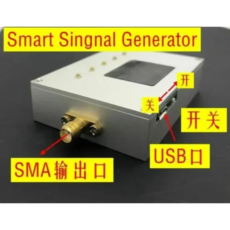 OLED Display 25MHz To 6GHz Handheld Singnal Generator RF Signal Source