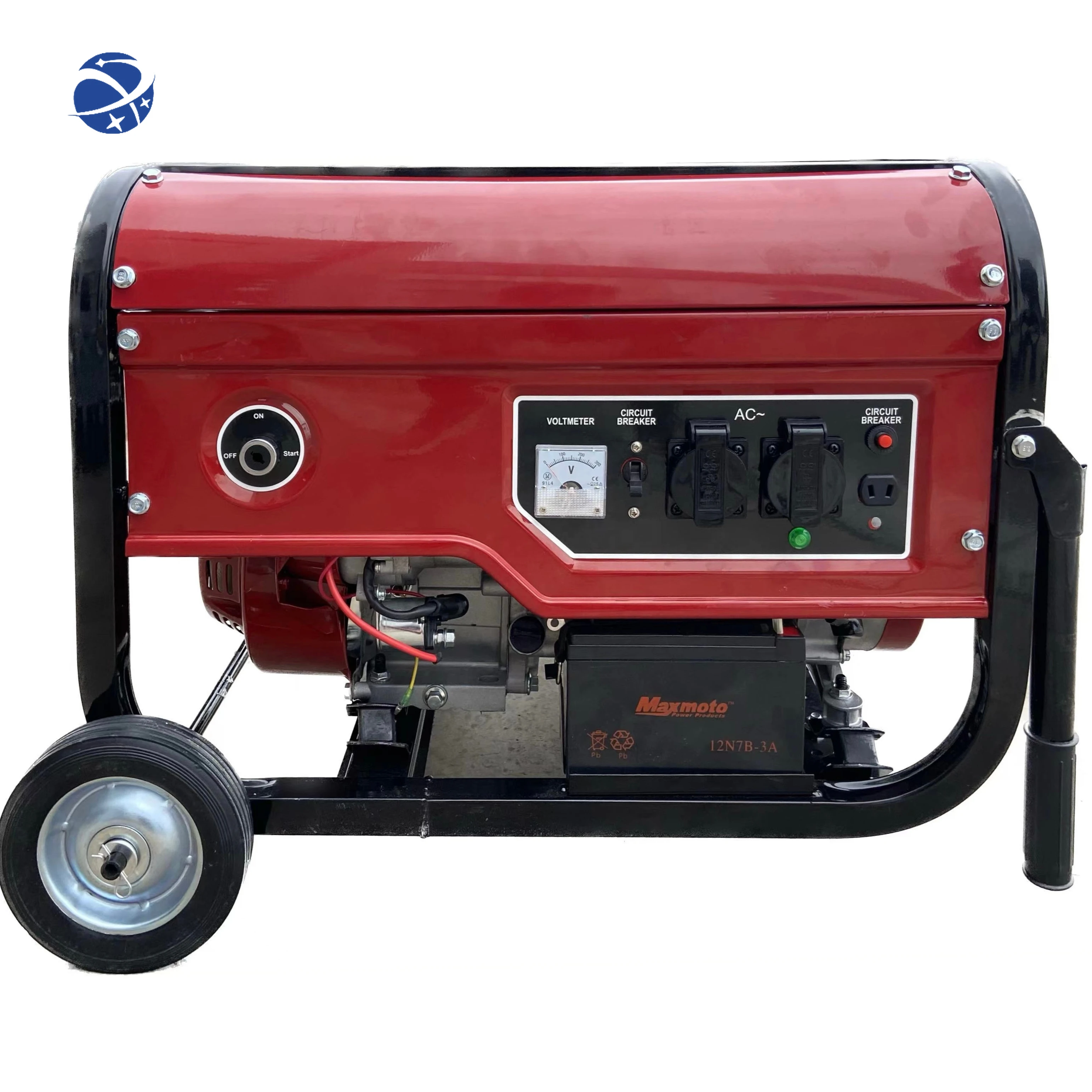 

#YUNYI 220V 50HZ manual electric motor cooper aluminum single phase air cooled 4-stroke Gasoline Generators