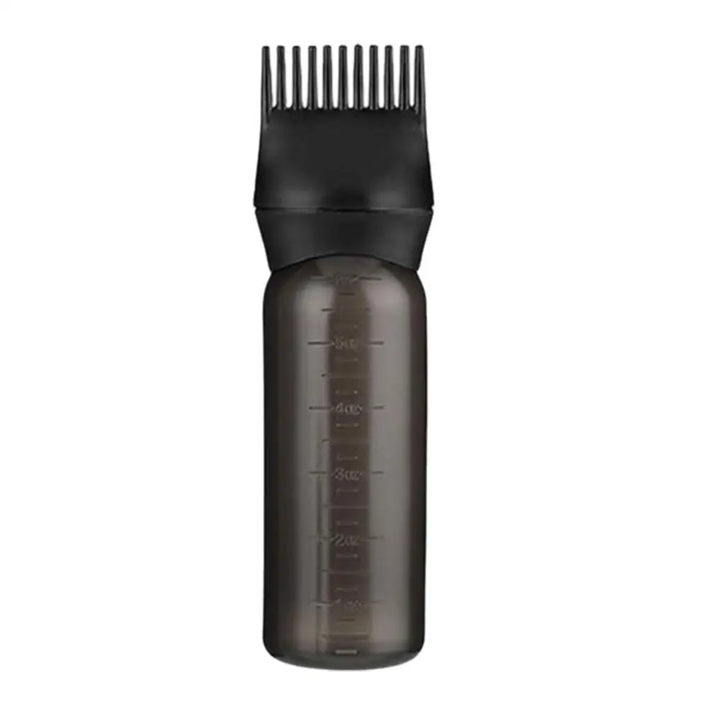 120ml Hair Dye Refillable Bottle Applicator Comb Multicolor Dispensing Plastic Salon Hair Hairdressing Styling Tool Oil Col B3M5