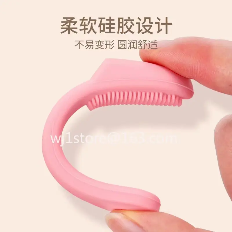 Suitable for cats, silicone cleaning brush, soft comb, beauty care, dirt removal, pet supplies
