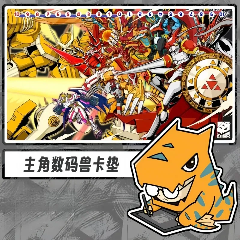 

600x350 мм Digimon тема коллекционная карточная игра игровой коврик WarGreymon Imperialdramon средневековый Dukemon одиночный резиновый коврик для настольной игры игрушка