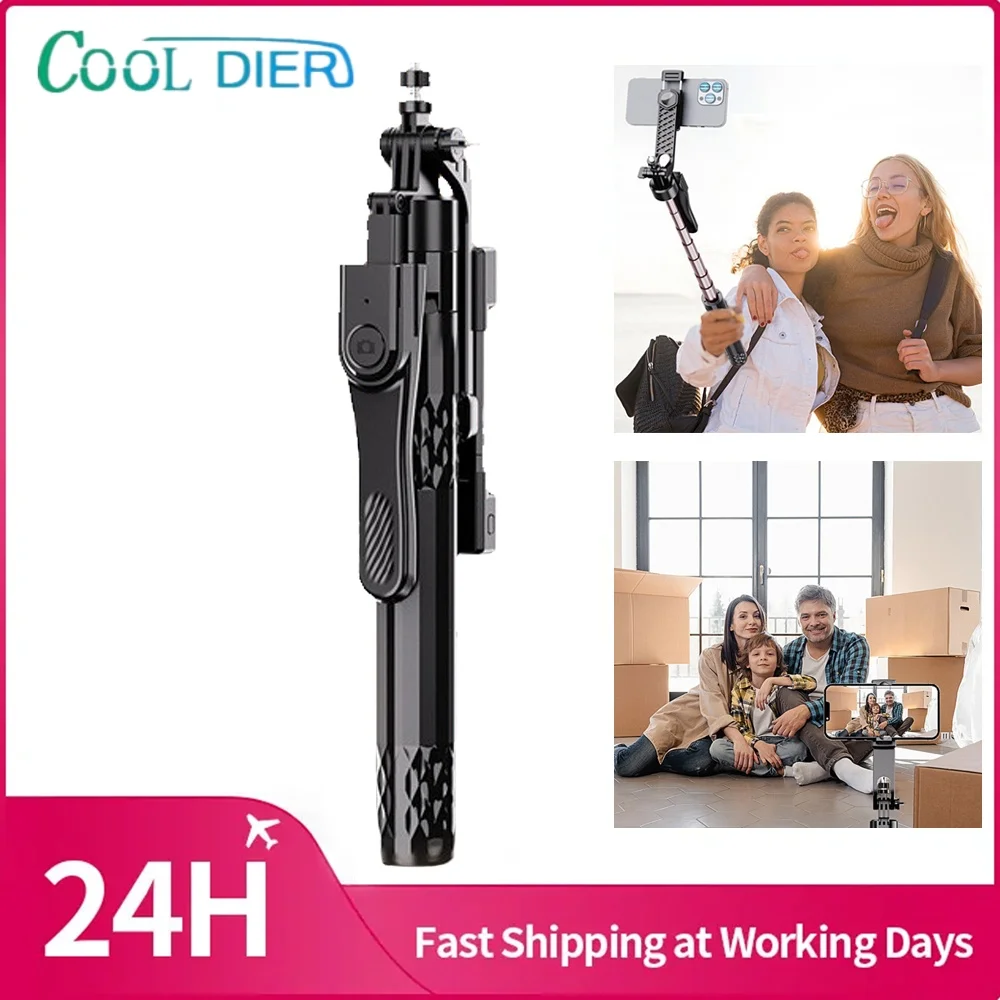 

1.85M aluminum alloy keel bracket selfie stick tripod with expandable 1/4 screw suitable for sports cameras and smartphones