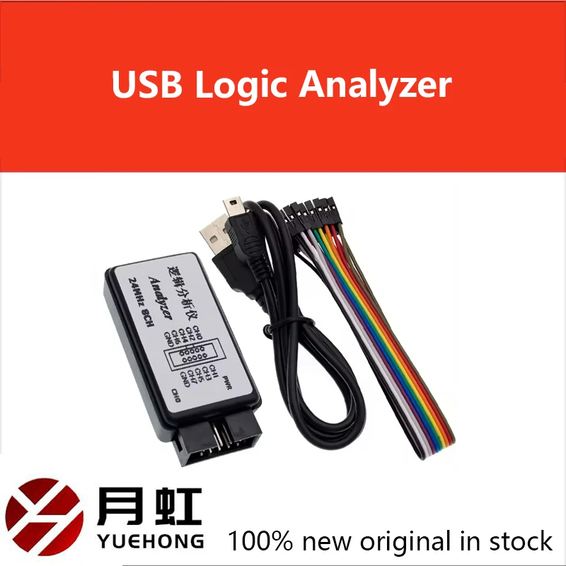 

USB Logic Analyzer 24MHz 8 Channel 24M/seconds Logic Analyzer Debugger For ARM FPGA Logic Analyzer Logic 24M 8CH
