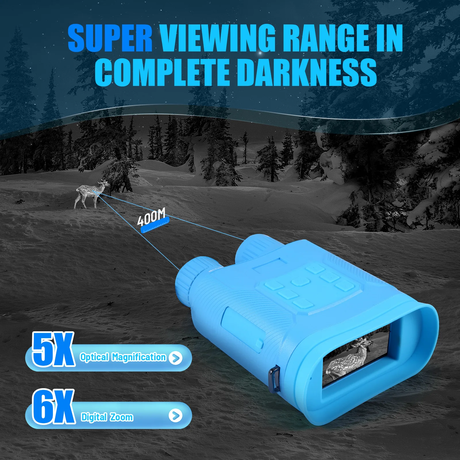 MINI88 Children Infrared Night Vision HD Digital Telescope Color Camera