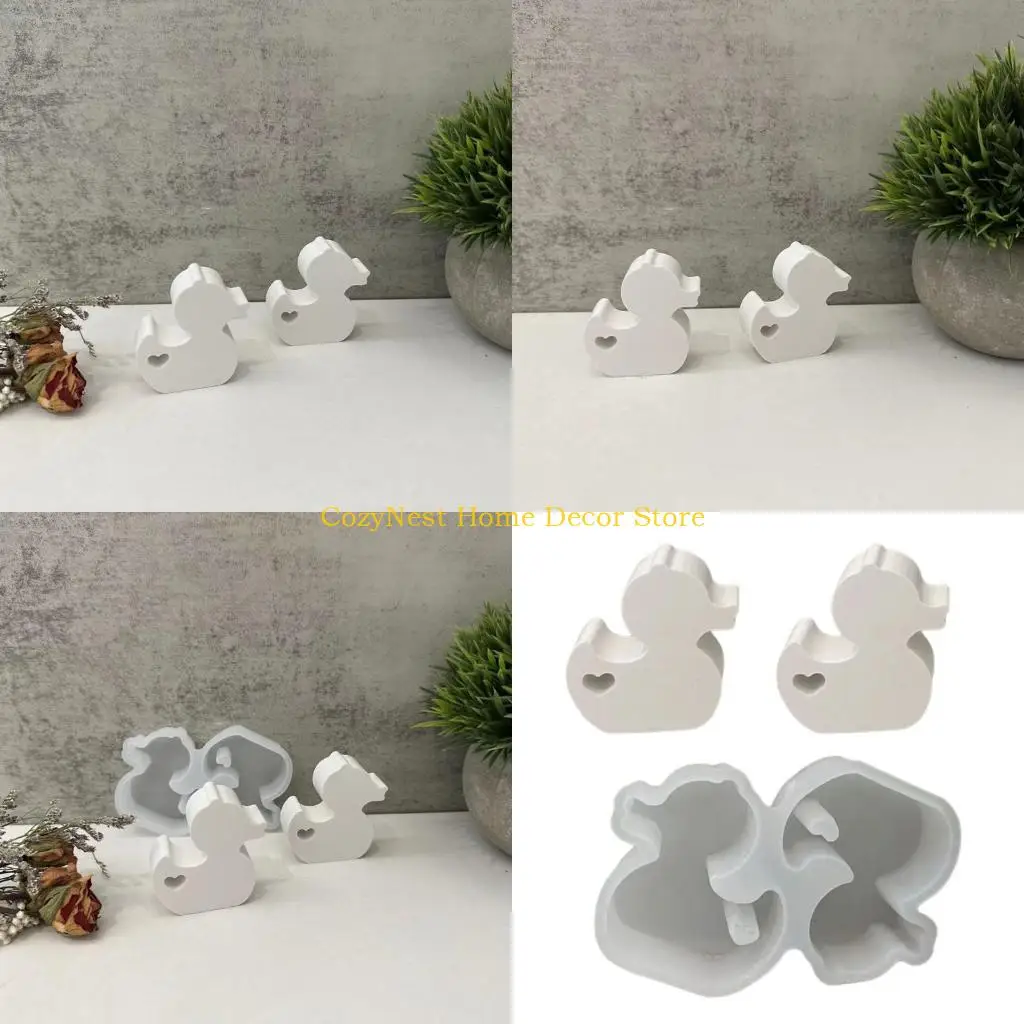 

92MF силиконовые формы в форме утки для свечного мыла, шоколадной помадки, гипсового украшения