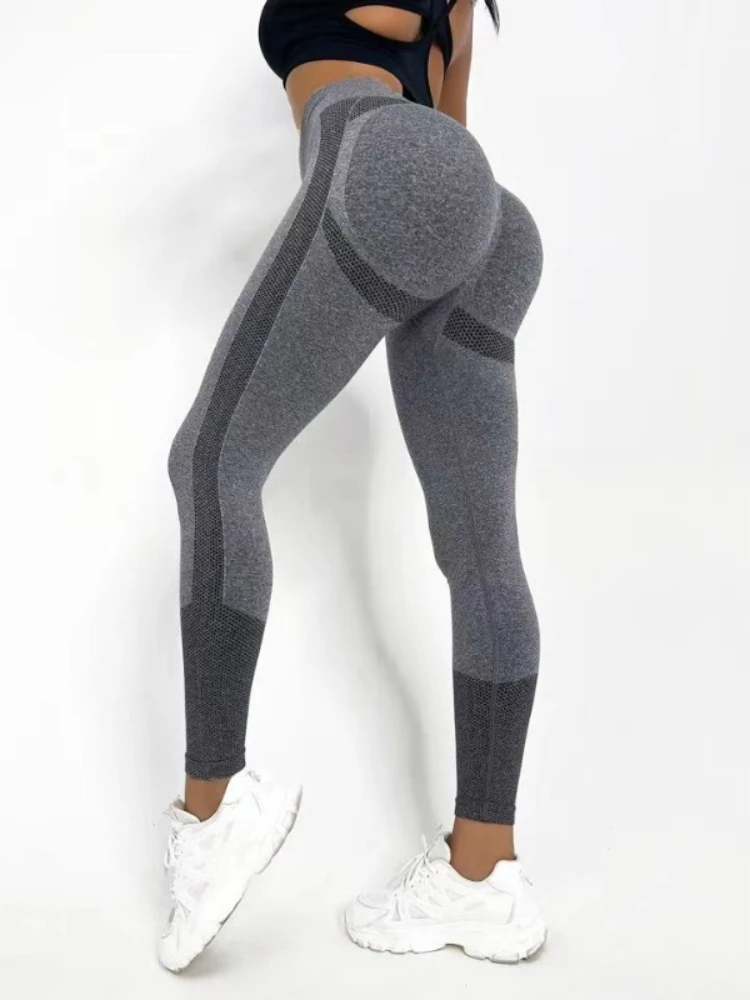 Artsu Yoga Fitness Leggings Women High Waist Girdling Seamless Booty Tights Mujer Gym Quick Dry Slim Push Up Sport Pants